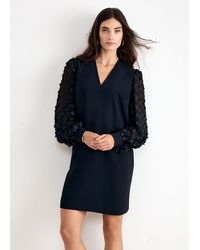Phase Eight - Petite Laura Swing Sleeve Detail Mini Dress - Lyst