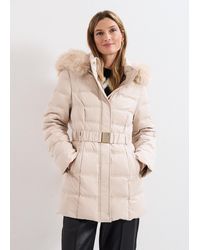 Phase Eight - Dixie Midi Fur Hood Puffer Coat - Lyst
