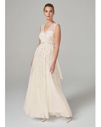 Phase Eight - Millicent Beaded Wedding Dress - Lyst