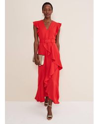 Phase Eight - Phoebe Frill Maxi Dress - Lyst