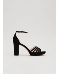 Phase Eight - 's Suede Strappy Platform Shoe - Lyst