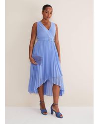 Phase Eight - Brianna Pleated Midaxi Dress - Lyst