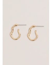 Phase Eight - Mini Irregular Hoop - Lyst