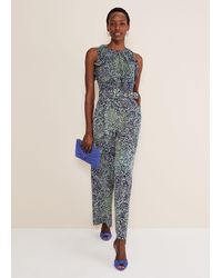 Phase Eight - Maggie Ditsy Ruffle Jumpsuit - Lyst