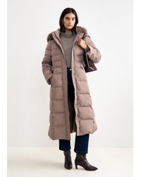 Phase Eight - Dixie Long Fur Hood Puffer - Lyst