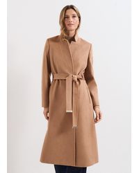 Phase Eight - Charlotte High Neck Wool Coat - Lyst