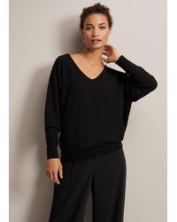 Phase Eight - 's Senita Fine Knit V-neck Jumper - Lyst