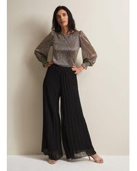 Phase Eight - 's Sylvie Pleat Wide Leg Trousers - Lyst