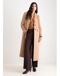 Phase Eight - Lydia Button Maxi Coat - Lyst