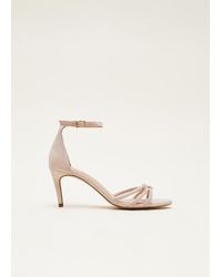 Phase Eight - Suede Knotted Barely There Sandal - Lyst