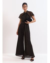 Phase Eight - Amara Shimmer Wide Leg Jumpsuit - Lyst