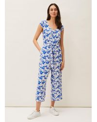 Phase Eight - Nerissa Floral Wide Leg Jumpsuit - Lyst