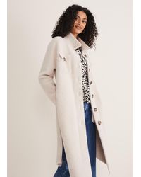 Phase Eight - Floressa Shacket Knit Coat - Lyst