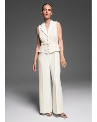 Phase Eight - Ruby Sequin Bodice Wide Leg Jumpsuit - Lyst