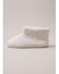Phase Eight - Faux Fur Slipper Boots - Lyst