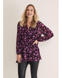 Phase Eight - Rhian Chiffon Tunic Blouse - Lyst