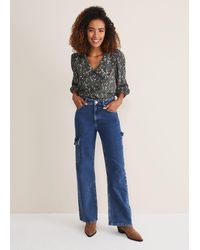 Phase Eight - 's Scout Cargo Wide Leg Jeans - Lyst