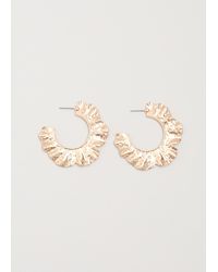 Phase Eight - Large Wavy Hoop Earrings - Lyst