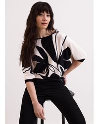 Phase Eight - Faith Floral Print Jumper - Lyst