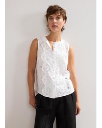 Phase Eight - Tilda Broderie Top - Lyst