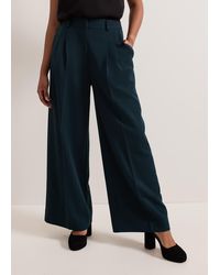 Phase Eight - Petite Arabella Pleat Wide Leg Trousers - Lyst