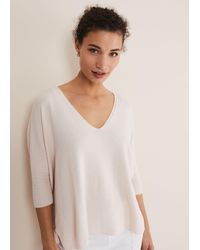 Phase Eight - Eden V Neck Jumper - Lyst