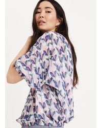 Phase Eight - Skylar Print Blouse - Lyst