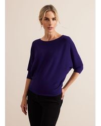 Phase Eight - Cristine Batwing Knitted Jumper - Lyst