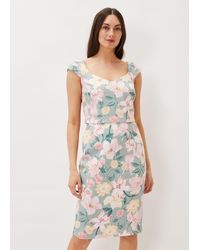 Phase Eight - Jessia Floral Scuba Dress - Lyst
