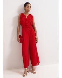 Phase Eight - Petite Rachel Chiffon Wide Leg Jumpsuit - Lyst