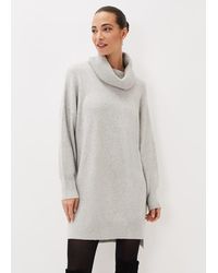 Phase Eight - 's Palmer Cowl Neck Jumper Dress - Lyst