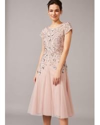 Phase Eight - Collection 8 Celia Embellished Tulle Dress - Lyst