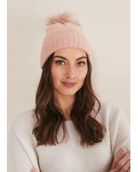 Phase Eight - Sparkle Bobble Hat - Lyst