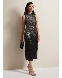 Phase Eight - Clover Sequin Fringe Maxi Dress - Lyst