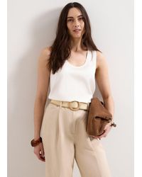 Phase Eight - Edie Satin Front Cami Vest Top - Lyst