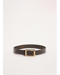 Phase Eight - Leather Mock Croc Waist Belt - Lyst