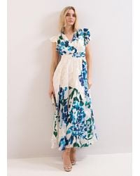 Phase Eight - Liana Burnout Maxi Dress - Lyst
