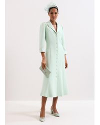 Phase Eight - Paloma Tux Midi Dress - Lyst