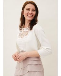 Phase Eight - Salma Lightweight Knitted Jacket - Lyst