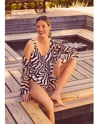 Phase Eight - Isabelle Zebra Swimsuit - Lyst