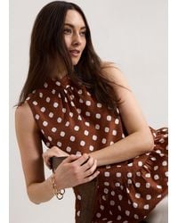 Phase Eight - Indie Polka Dot Blouse - Lyst