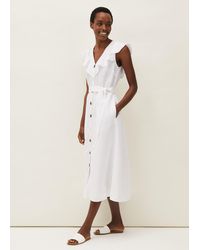 Phase Eight - Jemima Linen Shirt Dress - Lyst