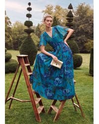 Phase Eight - Skylar Floral Maxi Dress - Lyst