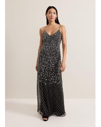 Phase Eight - Alexia Sequin Embelished Maxi Dress - Lyst
