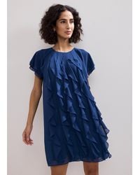 Phase Eight - Claudette Frill Mini Dress - Lyst