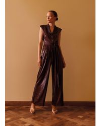 Phase Eight - Ivey Sequin Jumpsuit - Lyst