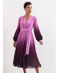 Phase Eight - Mira Ombre Midi Dress - Lyst