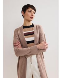 Phase Eight - Tasha Linen Longline Cardigan - Lyst