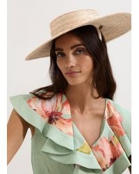 Phase Eight - Straw Boater Fasc - Lyst