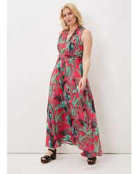 Phase Eight - Antonia Jersey Palm Print Maxi Dress - Lyst